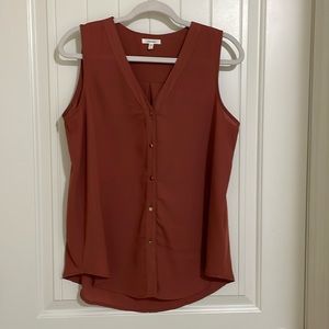 Maurices Sleeveless Blouse in Cinnamon